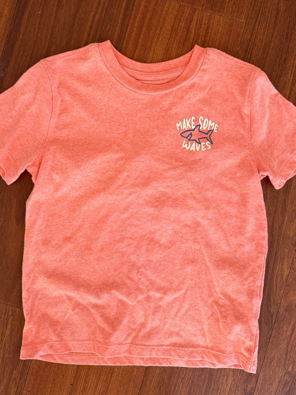 Kids 365 by Garanimals Coral 'Make Some Waves' Short Sleeve Tee - Size 5